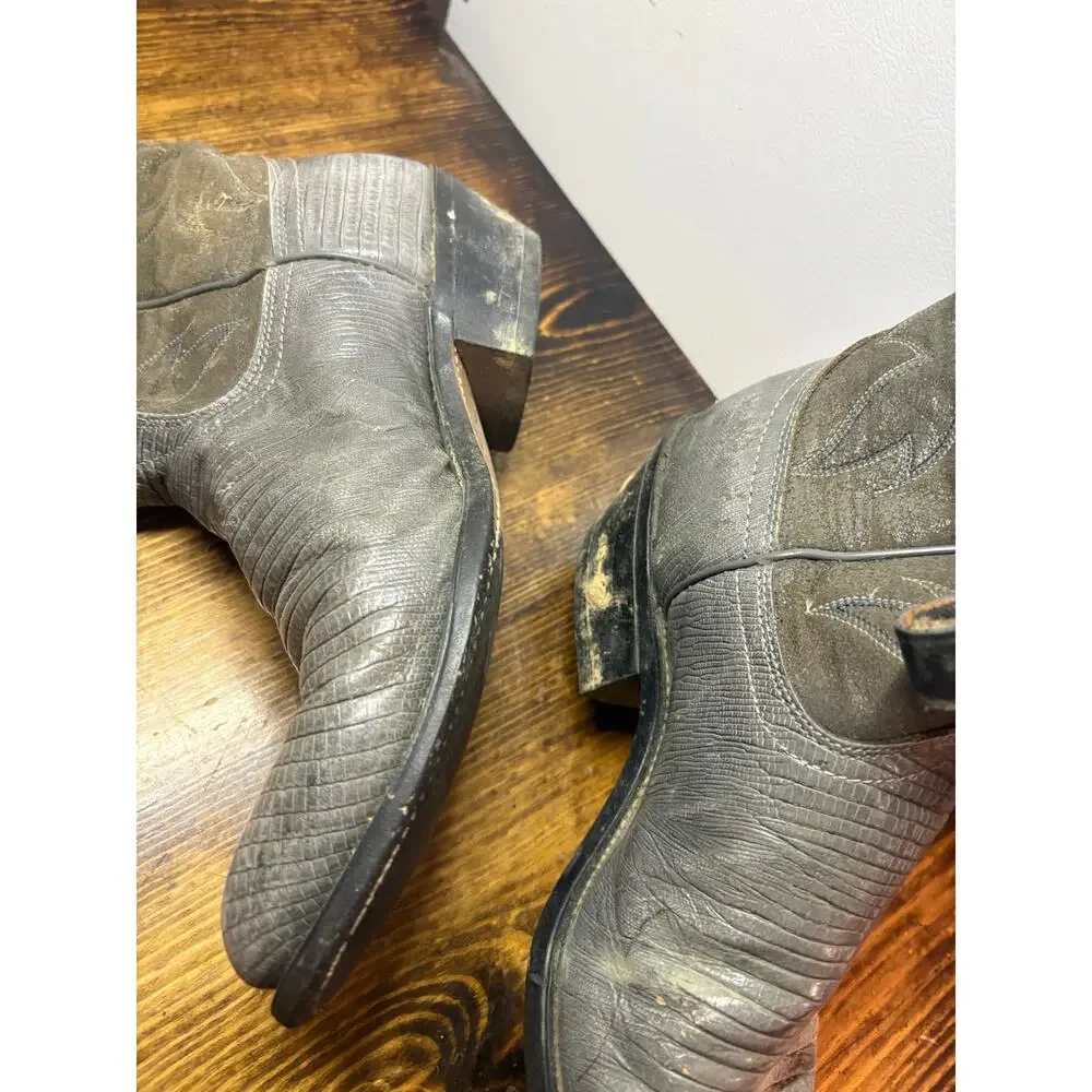 Laredo Gray Cowboy Boots Size 9